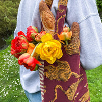 Mini sac fourre-tout Tigre | Imprimé à la main